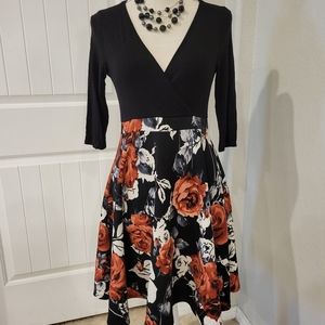 Maternity cute floral dress